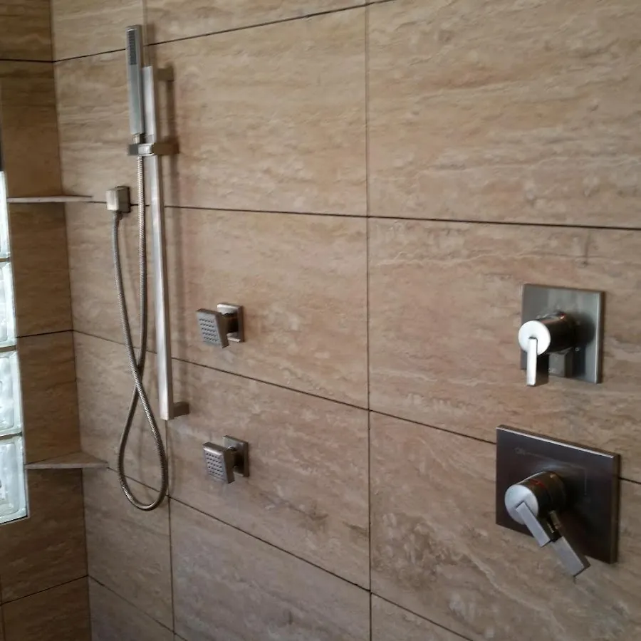 Shower fixture installation for Water Heater Replacement in Ojai